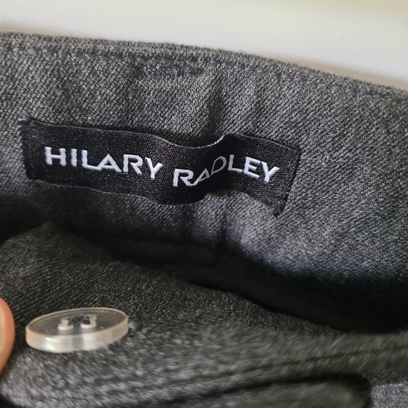 HILARY RADLEY Gray Straight Leg Dress Pants Size 6 NWT - Picture 4 of 9
